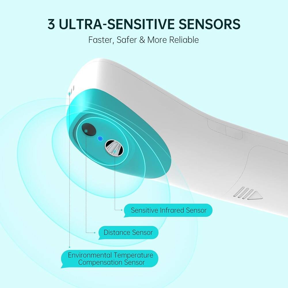 3 ULTRA-SENSITIVE SENSORS  
Faster, Safer & More Reliable  

Sensitive Infrared Sensor  
Distance Sensor  
Environmental Temperature Compensation Sensor