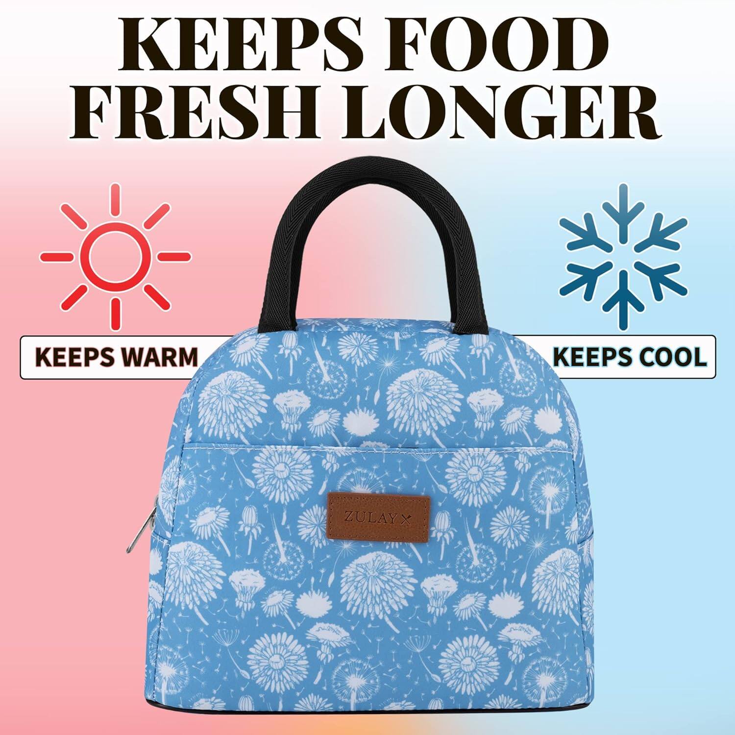 KEEPS FOOD FRESH LONGER

KEEPS WARM

KEEPS COOL

ZULAYX