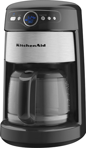 KitchenAid 12 Cup Glass Carafe Onyx Black Coffee Maker