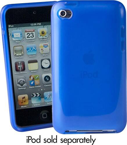 Angle Standard. Init™ - Gel Shell Case for 4th-Generation Apple® iPod® touch - Blue.