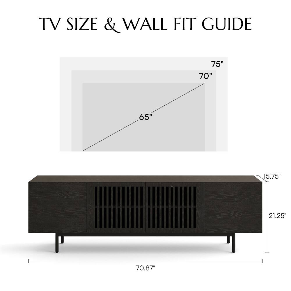 TV SIZE & WALL FIT GUIDE

75"  
70"  
65"  

15.75"  
21.25"  
70.87"
