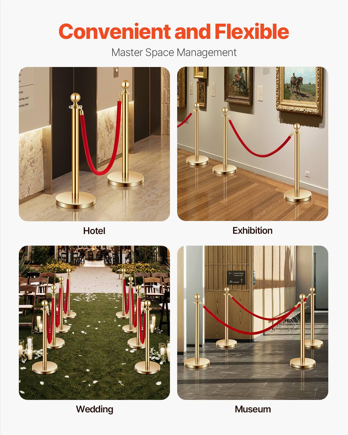 Convenient and Flexible  
Master Space Management  

Hotel  
Exhibition  
Wedding  
Museum