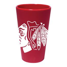 WinCraft - Chicago Blackhawks 16oz. Team Color Silicone Pint Glass - Multicolor