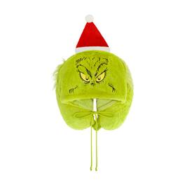 Concept One - THE GRINCH SANTA HAT HOODIE NECK PILLOW - Green