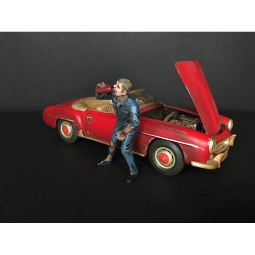 Alt View 1. American Diorama - Zombie Mechanic Figurine III for 1/18 Scale Models by American Diorama.