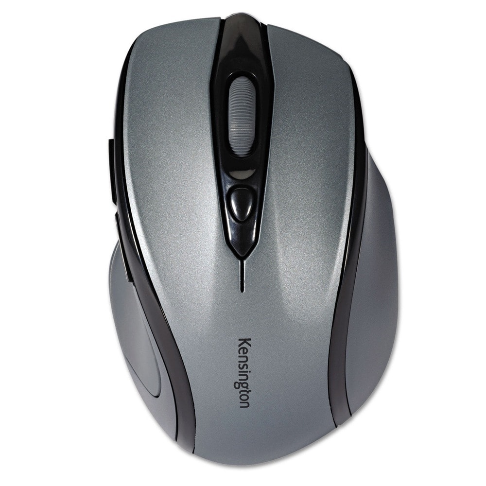 Kensington - K72423AMA 2.4 GHz Frequency/30 ft. Range Right Hand Pro Fit Mid-Size Wireless Mouse - Wireless - Gray