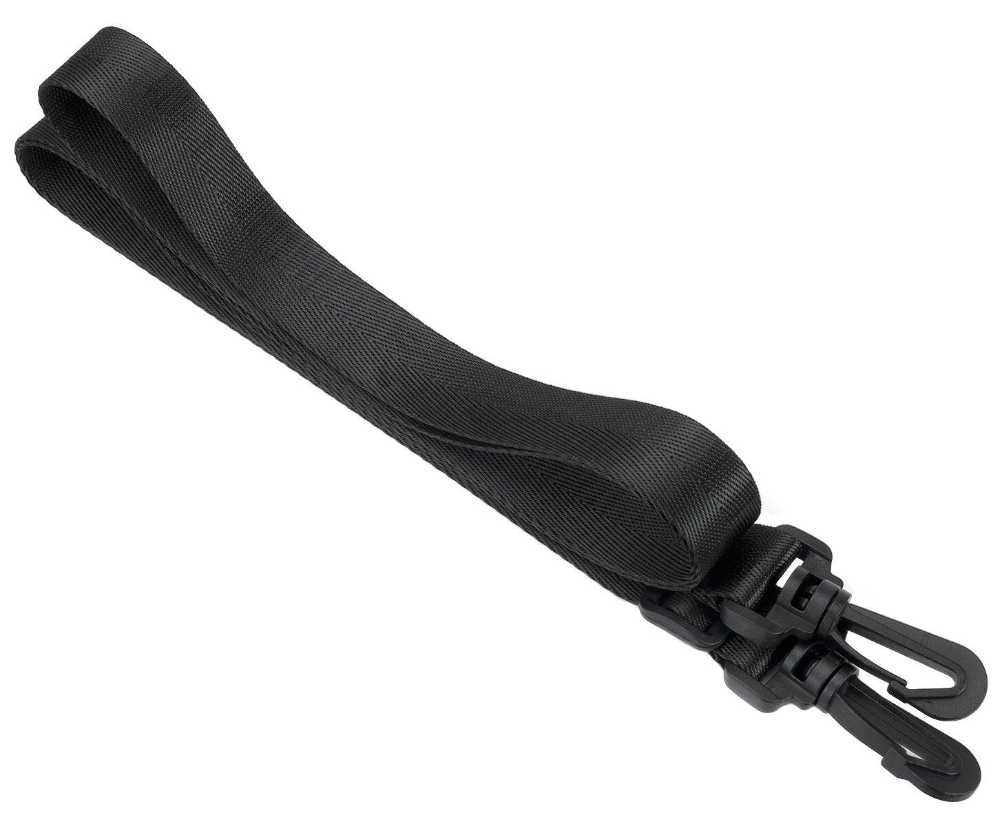 Alt View 8. Nakedcellphone - Pouch for Zebra TC77 Scanner/Radio/Walkie Talkie - Rugged Nylon Holster Harness, Belt Loops, Lanyard - Black.