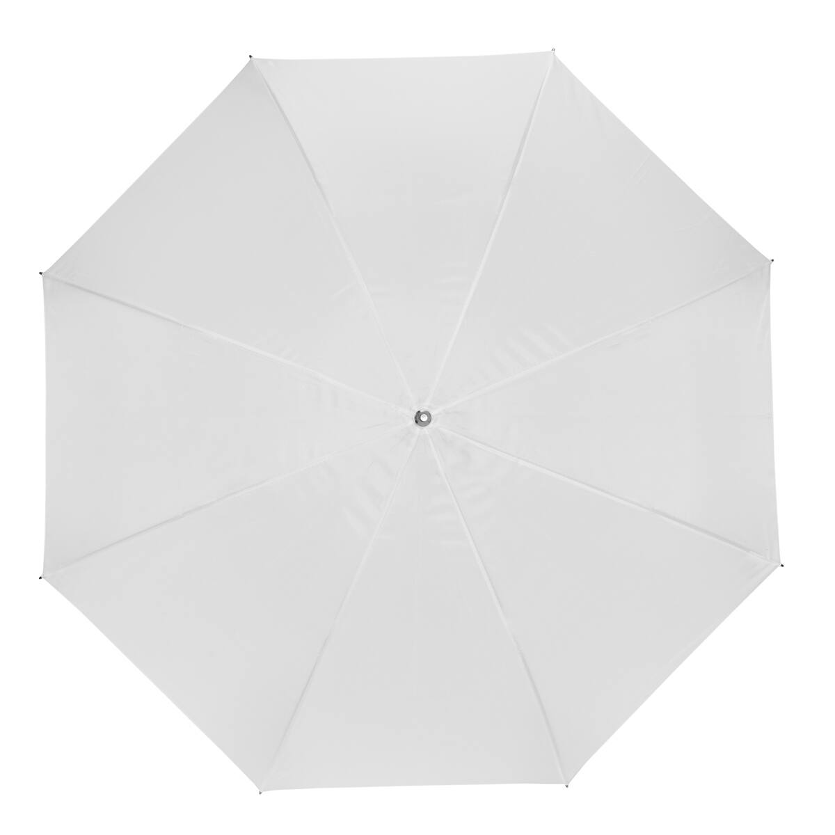Alt View 5. Glow - Glow 40" White Umbrella with Removable Silver/Black Layer.