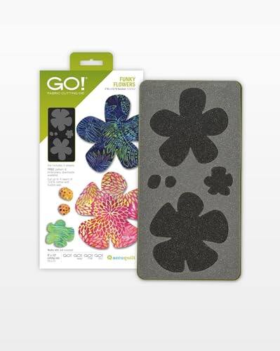 GO! Fabric Cutting Die  
FUNKY FLOWERS  

GO! GO! GO!