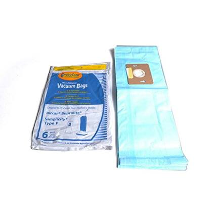 EnviroCare Micro Filtration Vacuum Bags Designed for RC Cendr Pour Deerflado a Medida Riccar Supralite" Simplicity Type F O BAGE 6 SACE AAS