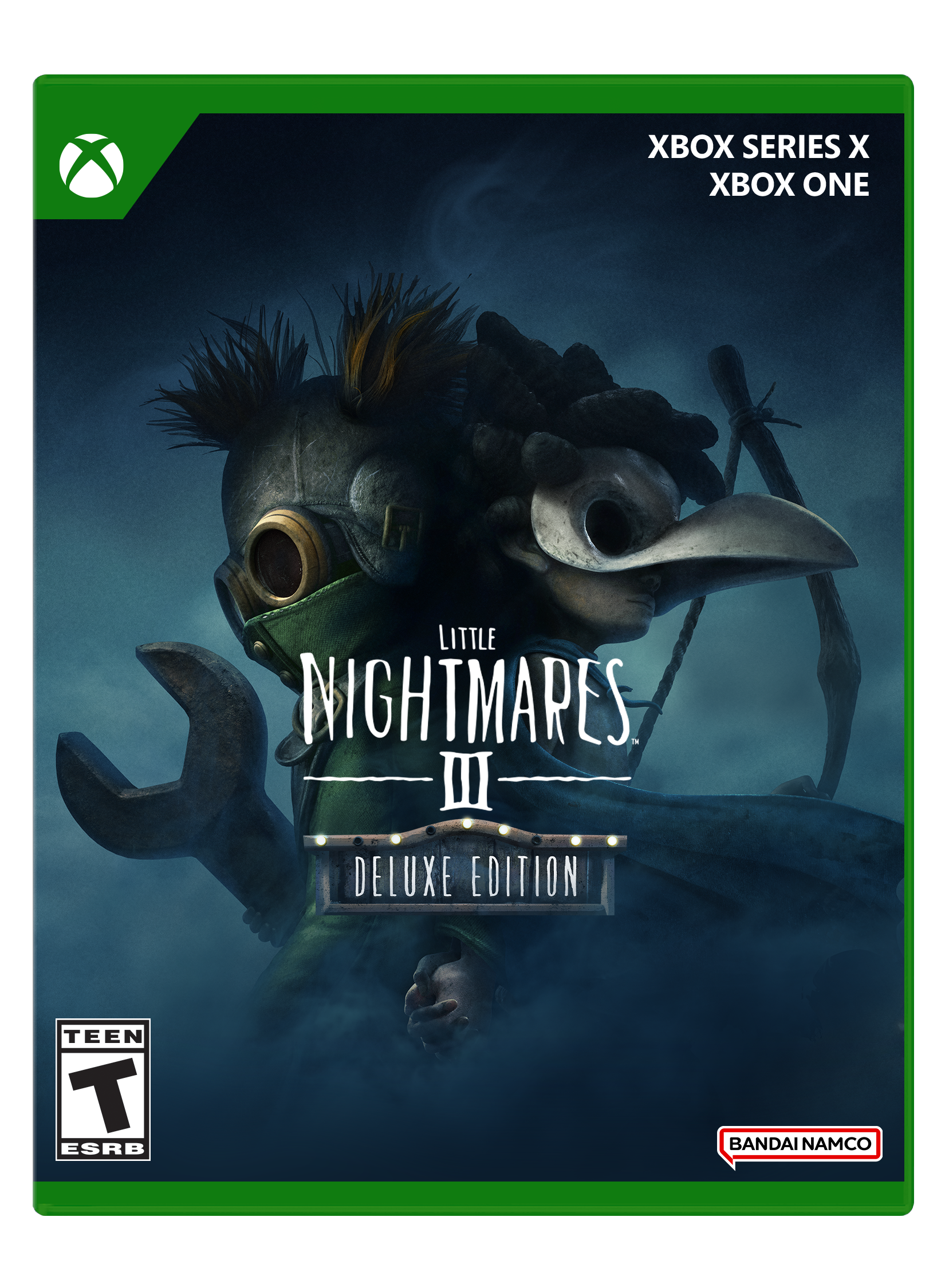 Xbox Series X | One Little Nightmares III Deluxe Edition | Teen | ESRB | Bandai Namco - T (Teen 13+)