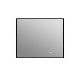 Boyel Living - 30 in x 36 in Aluminum-Framed LED Backlit Bathroom Mirror with Anti-Fog - Silver