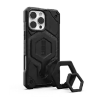 UAG - Bundle: Monarch Pro Series MagSafe Case and Ring Stand for iPhone 16 Pro Max - Carbon Fiber/Black - Front_Zoom