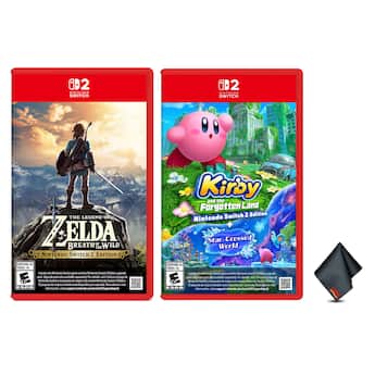 The Legend of Zelda Breath of the Wild, Kirby and the Forgotten The Legend of Zelda Breath of the Wild, Kirby and the Forgotten