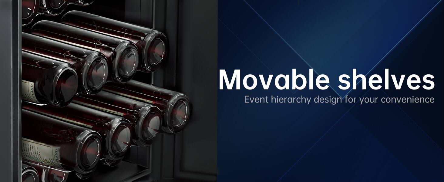 Movable shelves  
Event hierarchy design for your convenience