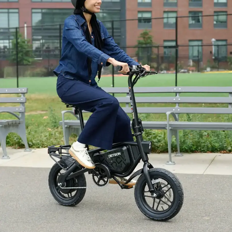 Alt View 16. Jetson - Bolt Pro Max eBike with 25 miles Max Operating Range & 15.5 mph Max Speed - Black.