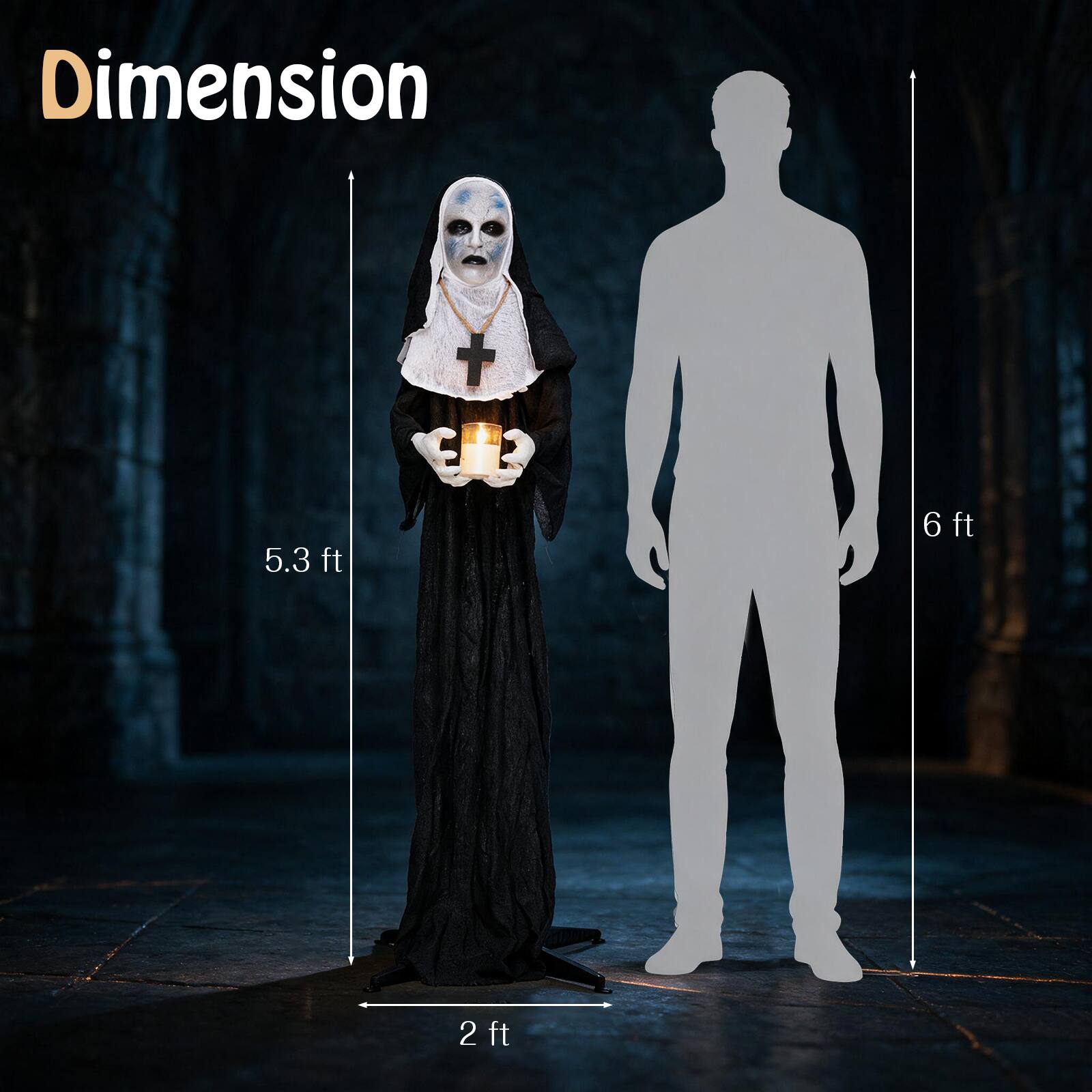 Dimension  
5.3 ft  
6 ft  
2 ft