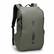 Front. Swissdigital Design - LAMONE L LED TSA-Friendly Water-Resistant Backpack With USB Charging Port RFID Protection and Fits Up to 16″ Laptop - Dark Green.