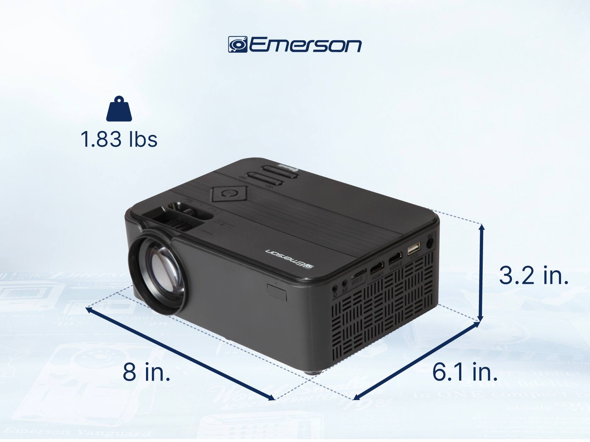 Emerson LOSEUB8 1.83 lbs 3.2 in. 8 in. 6.1 in.