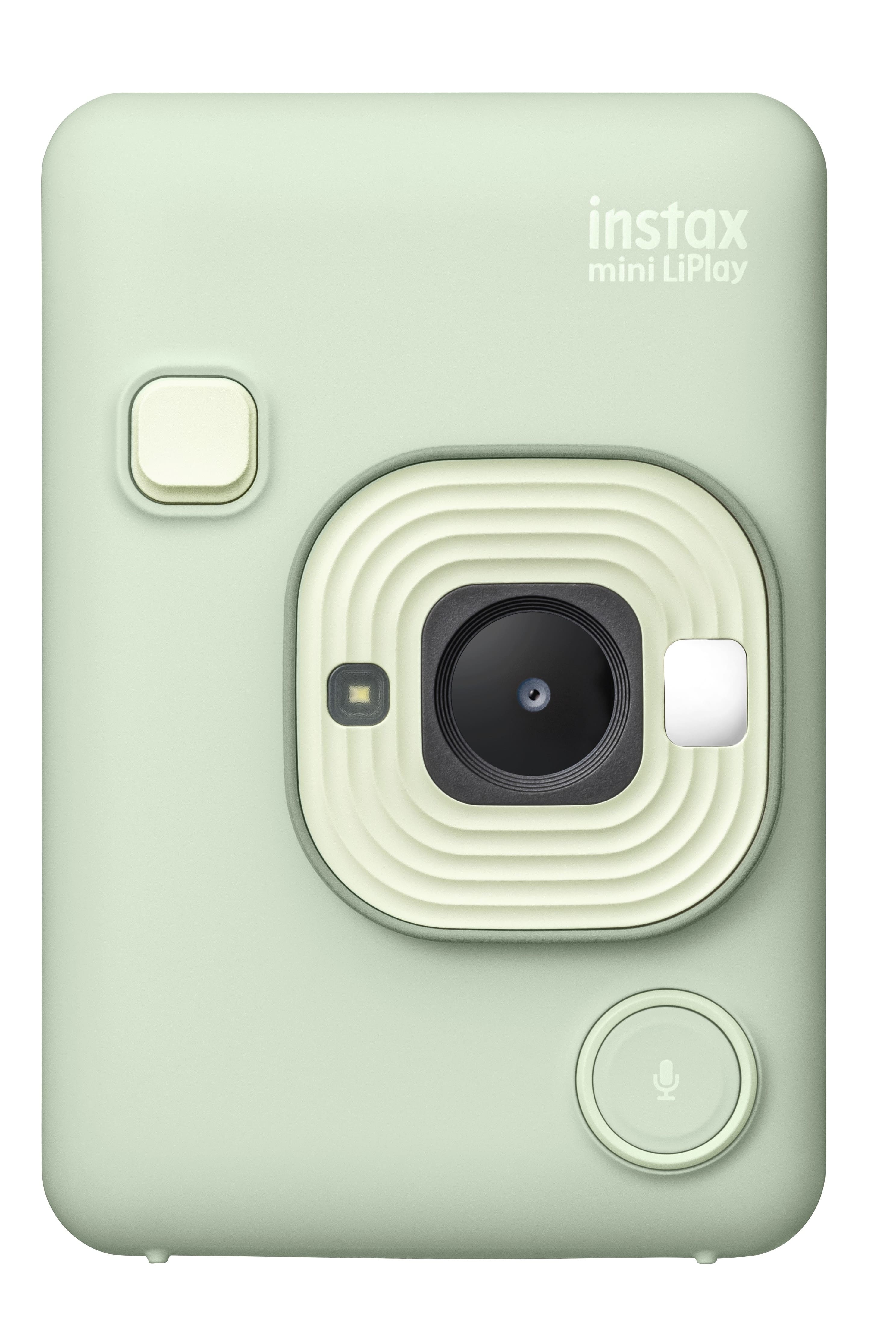 The text on the image reads "instax mini LiPlay," which is the name of the camera.