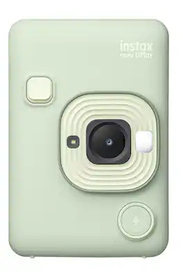 Fujifilm - instax mini LiPlay Hybrid Instant Camera - Matcha Green