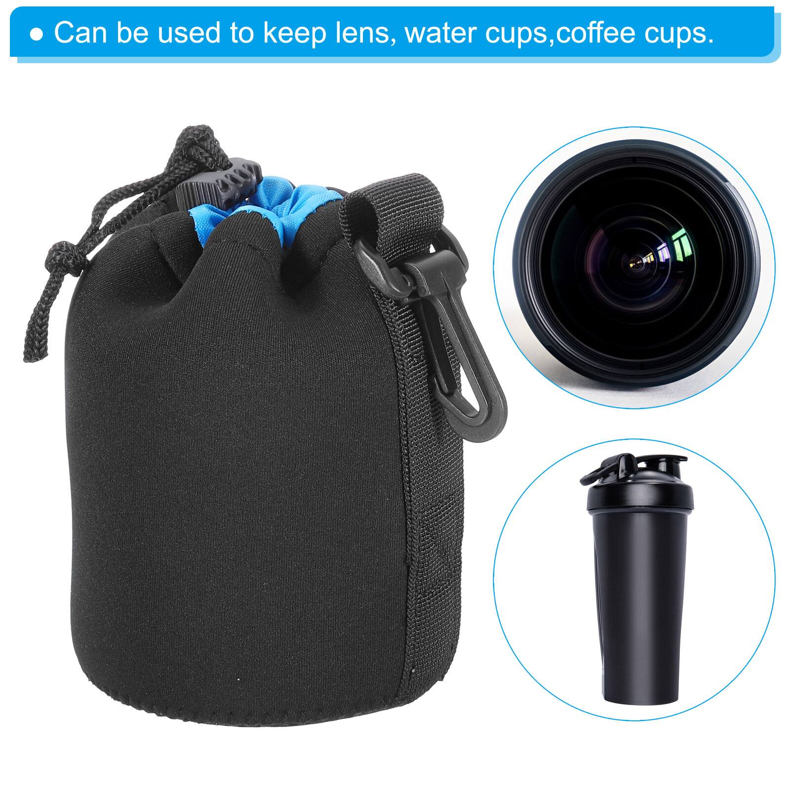 Can be used to keep lens, water cups, coffee cups.