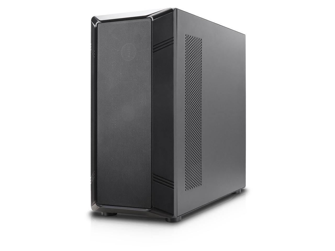 Alt View 8. Rosewill - Rosewill Helium NAS Case, Mesh Panel, 4x 140mm Fan, Black - Black.