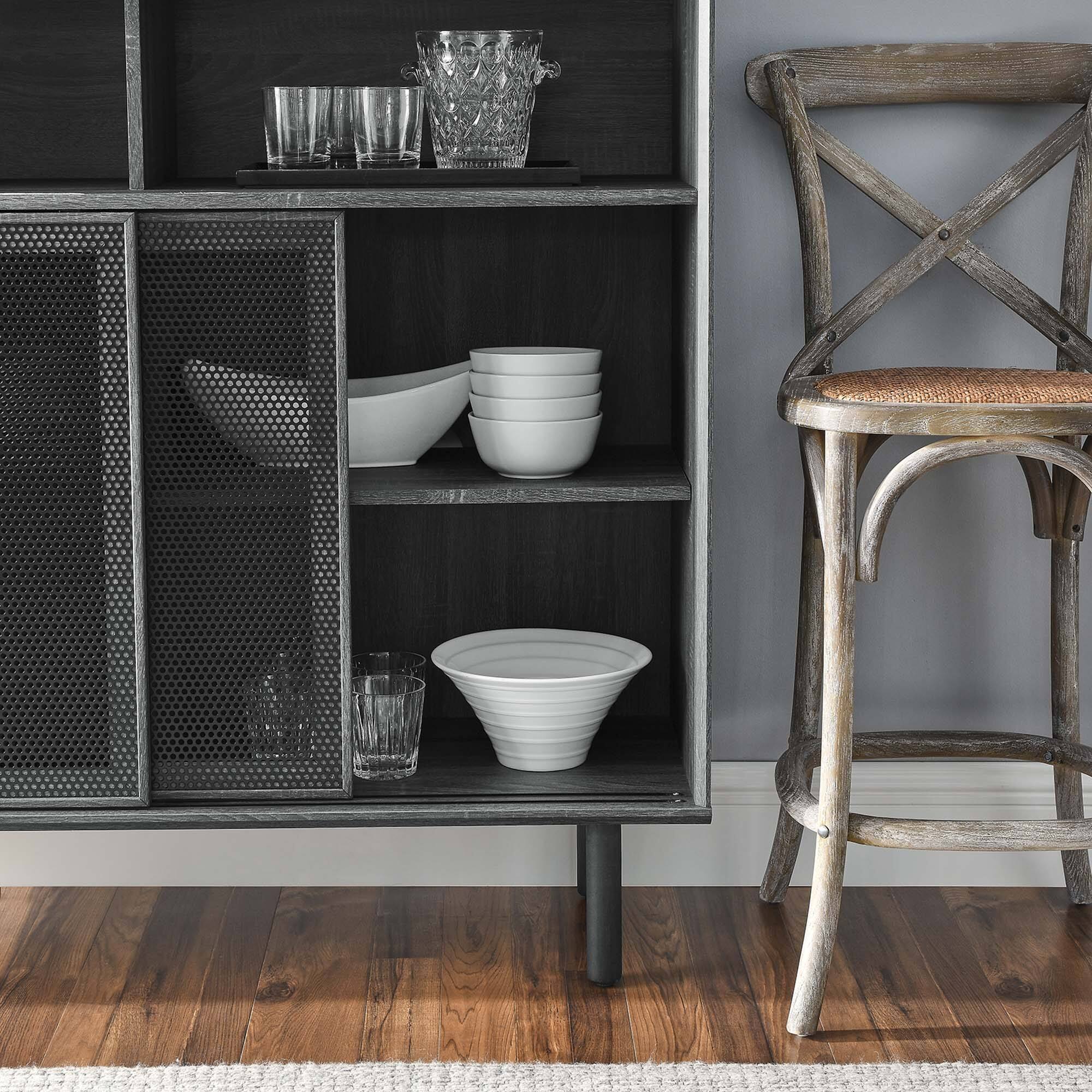 Alt View 1. Modway - Kurtis 47" Display Cabinet by Modway - Charcoal.