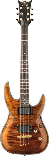 Front Standard. DBZ Guitars - Barchetta Eminent 6-String Full-Size Electric Guitar - Tiger Eye.