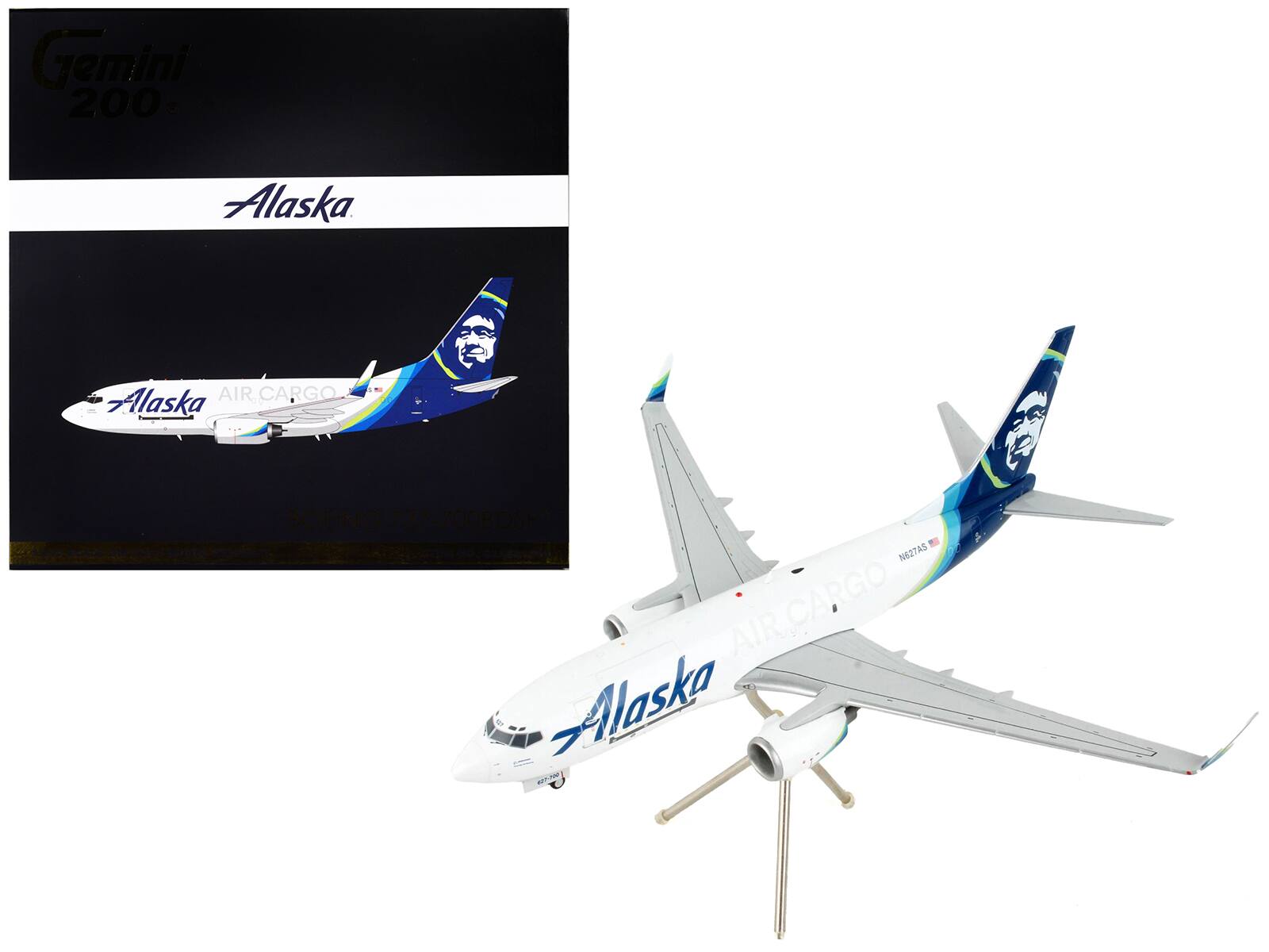 Gemini 200
Alaska
Alaska AIR CARGO
BOEING 737-700BDSH
N827AS