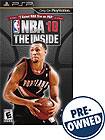 Front Detail. NBA 10 The Inside — PRE-OWNED - PSP.