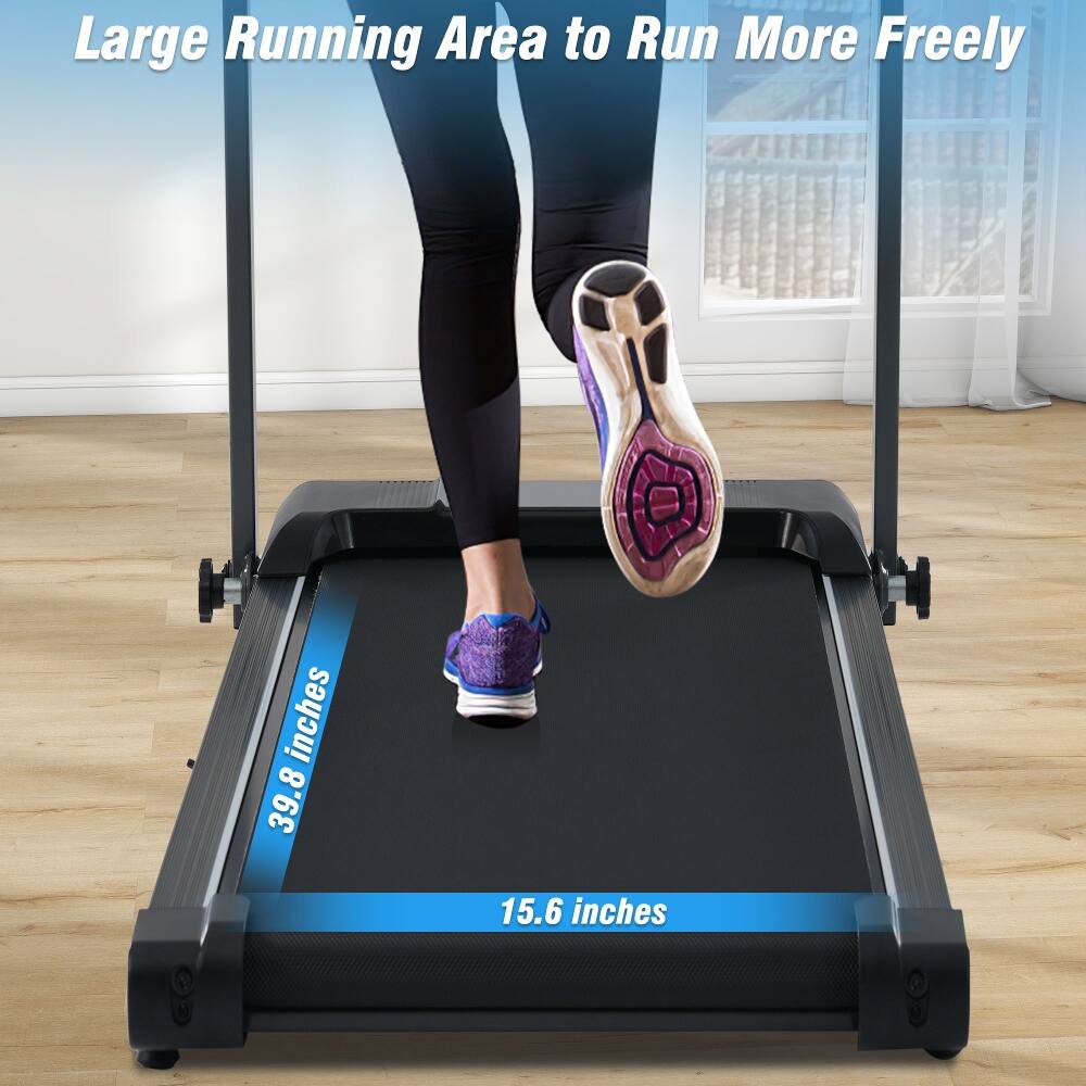 Large Running Area to Run More Freely  
39.8 inches x 15.6 inches