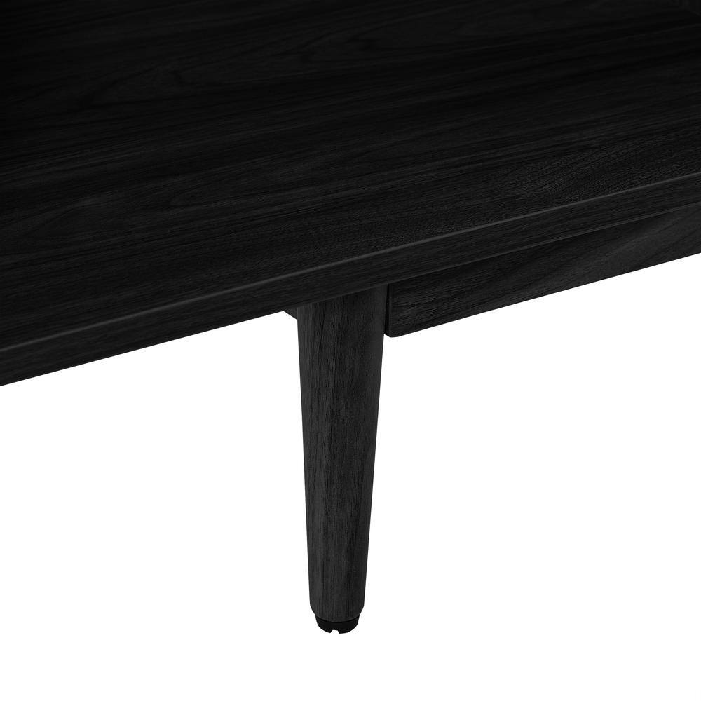 Alt View 3. Crosley Furniture - Liam Medium Record Player Stand With Vinyl Storage - Black.