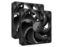 CORSAIR - iCUE Link RX140 140mm PWM Fans with iCUE Link System Hub - Magnetic Dome Bearing - Dual Pack - Black