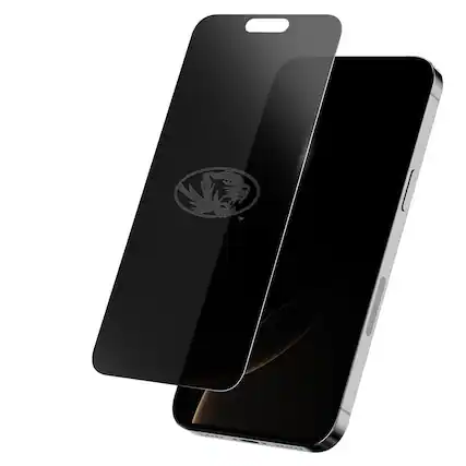 Front. Screen Skinz - Missouri Tigers iPhone Privacy Screen Protector - 14 Pro - Multicolor.