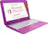 Angle. HP - Stream 11.6" Laptop - Intel Celeron - 2GB Memory - 32GB Flash Storage - Orchid Magenta/Tulip Purple/Lily Pink.