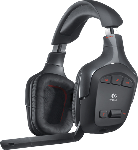 Best Buy: Logitech G930 Wireless Gaming Headset Black 981-000257