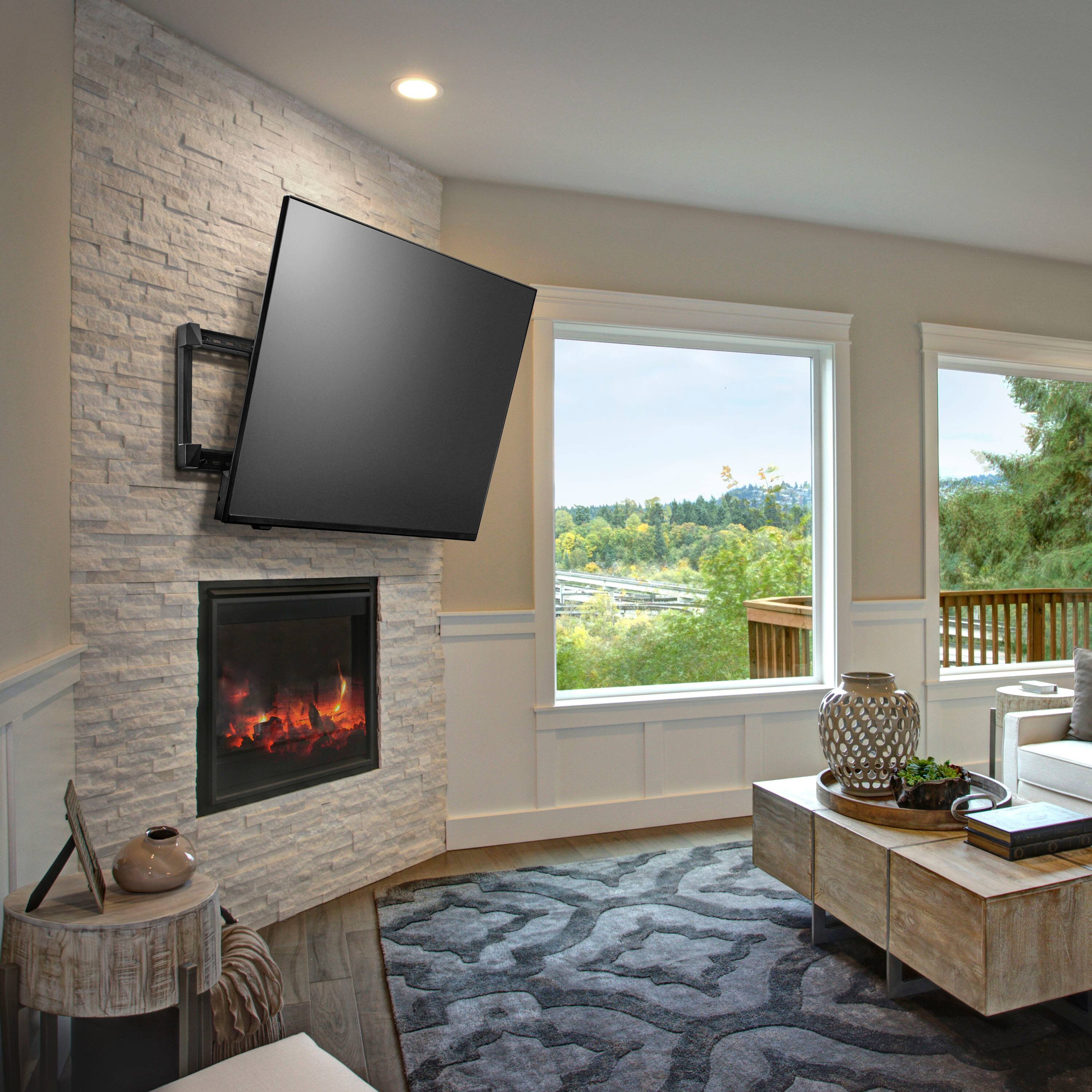 Alt View 12. Insignia™ - Full-Motion TV Wall Mount for Most 42"–90" TVs — Extends 22" - Black.