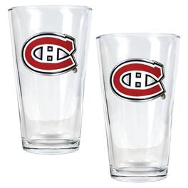 Great American Products - Montreal Canadiens 16oz. Pint Glass Set - Multicolor