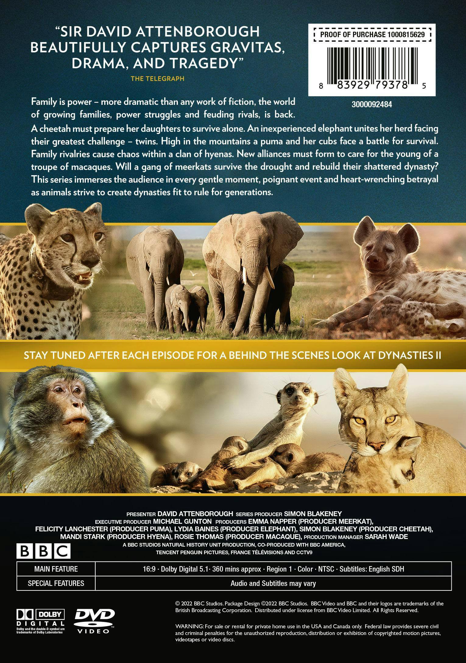 Back. Dynasties II [DVD].