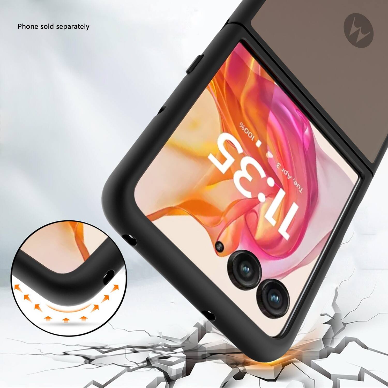 Phone sold separately.