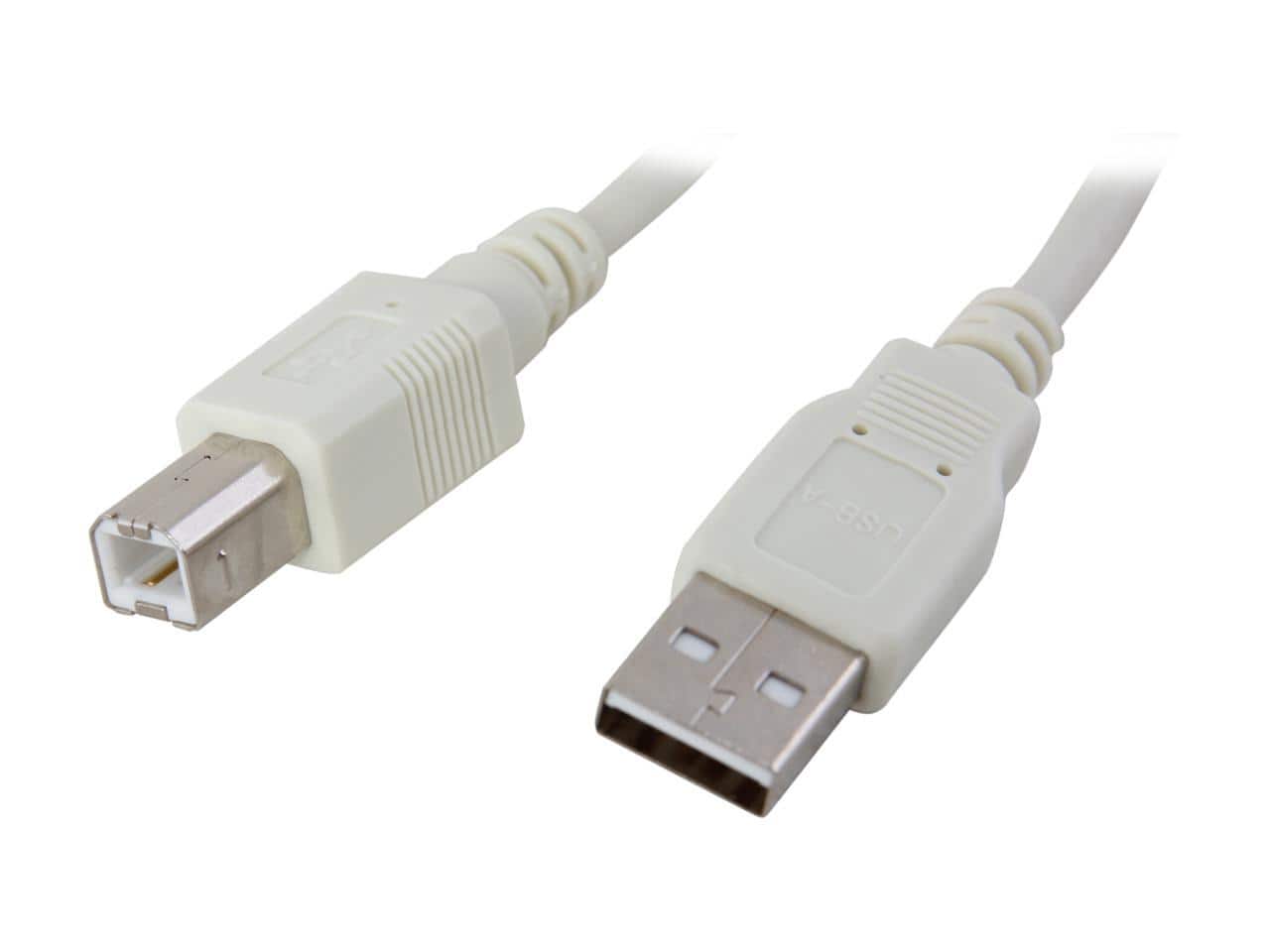 Nippon Labs - Beige 10 ft. USB cable A/male to B/male 10ft Model USB-10-AB 10 feet