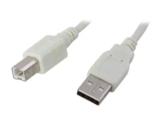 Front. Nippon Labs - Nippon Labs Beige 10 ft. USB cable A/male to B/male 10ft Model USB-10-AB 10 feet.