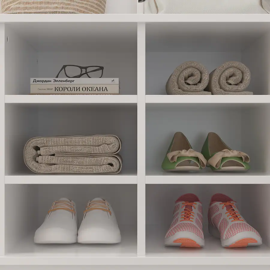 FUFU&GAGA Large Multi Functional Entryway Organizer with Shoe Rack ...