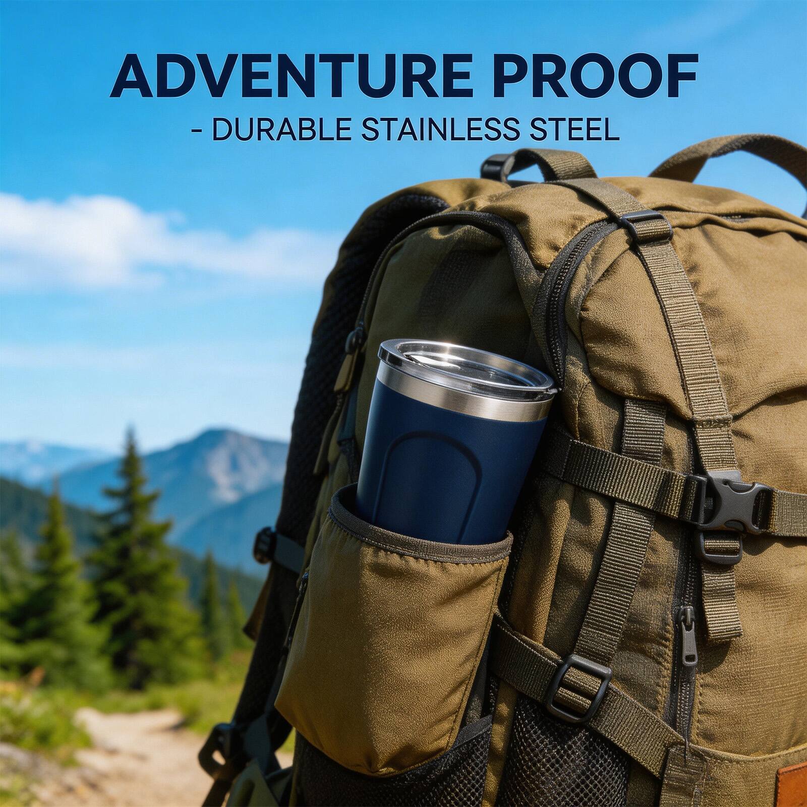 ADVENTURE PROOF - DURABLE STAINLESS STEEL
