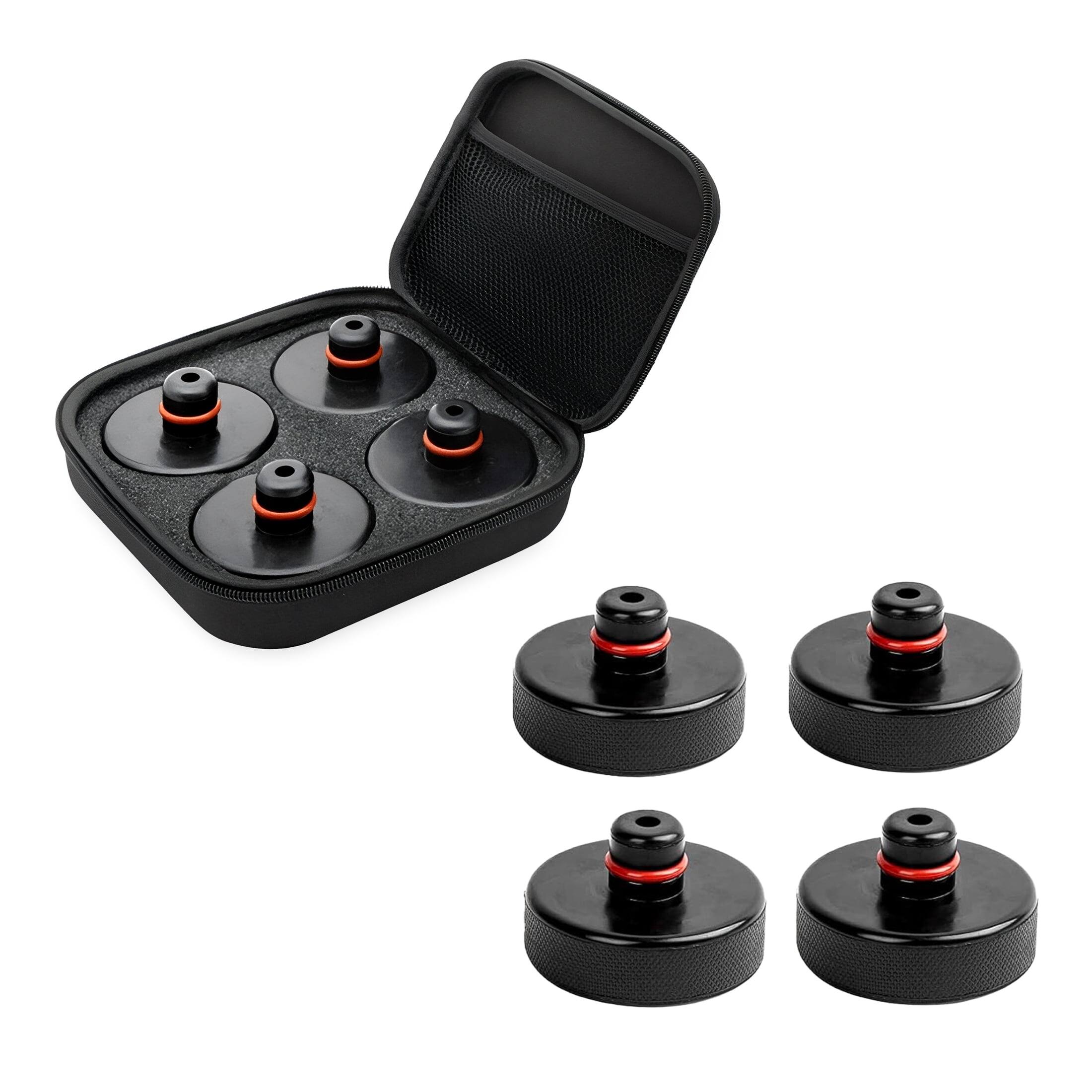 Angle. Digipower - Digipower High-Density Rubber Jack Pads for Tesla Model 3 and Y with Mounting Pins & Storage Case.