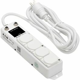 Eaton Tripp Lite Series Safe-IT UL 1363A Medical-Grade Power Strip for Patient Care Vicinities, 4 Hospital-Grade - White