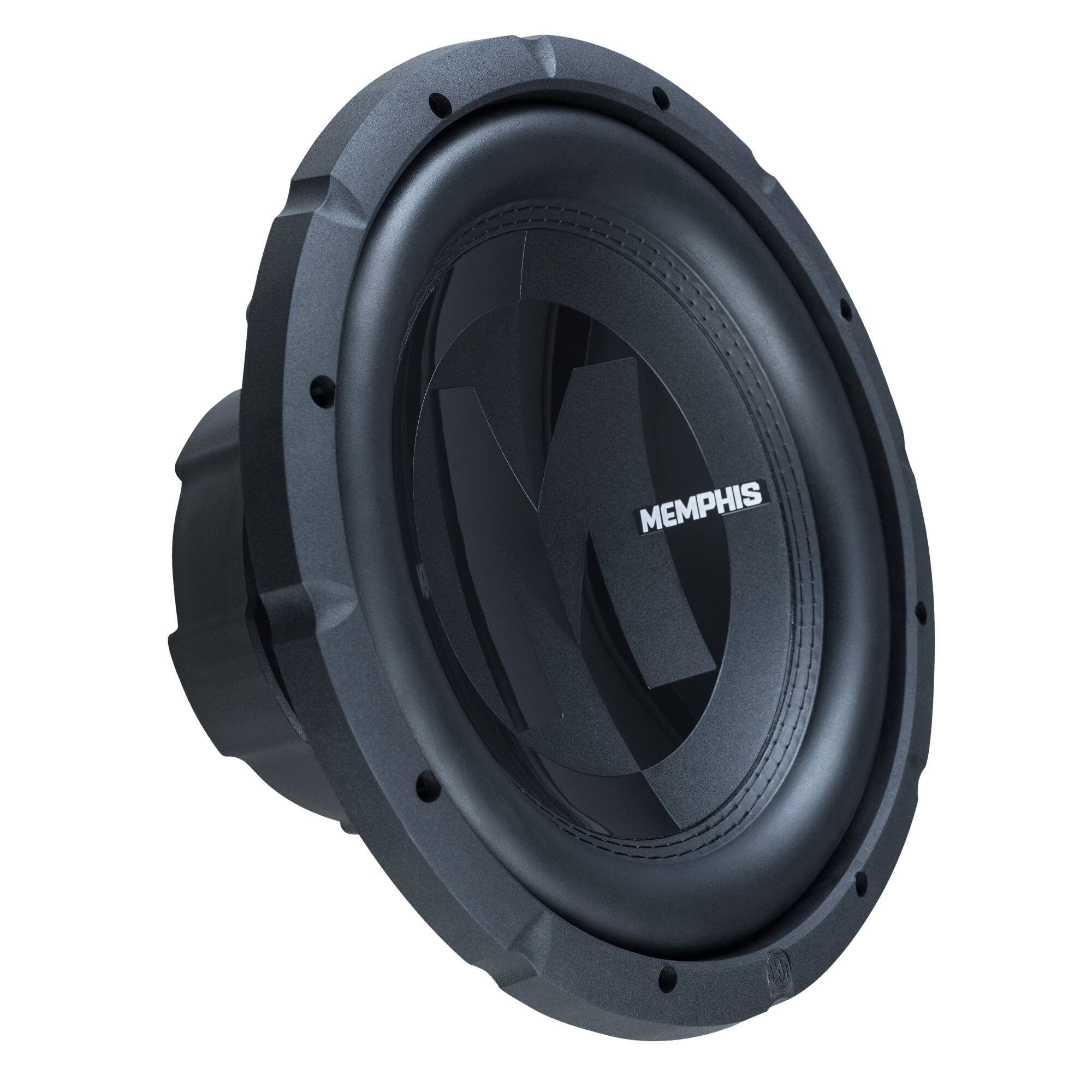 Front. Memphis Car Audio - Memphis PRX12FT Power Reference 12" 1/2/4 Ohm Selectable Impedance Subwoofer - Black/Gray.