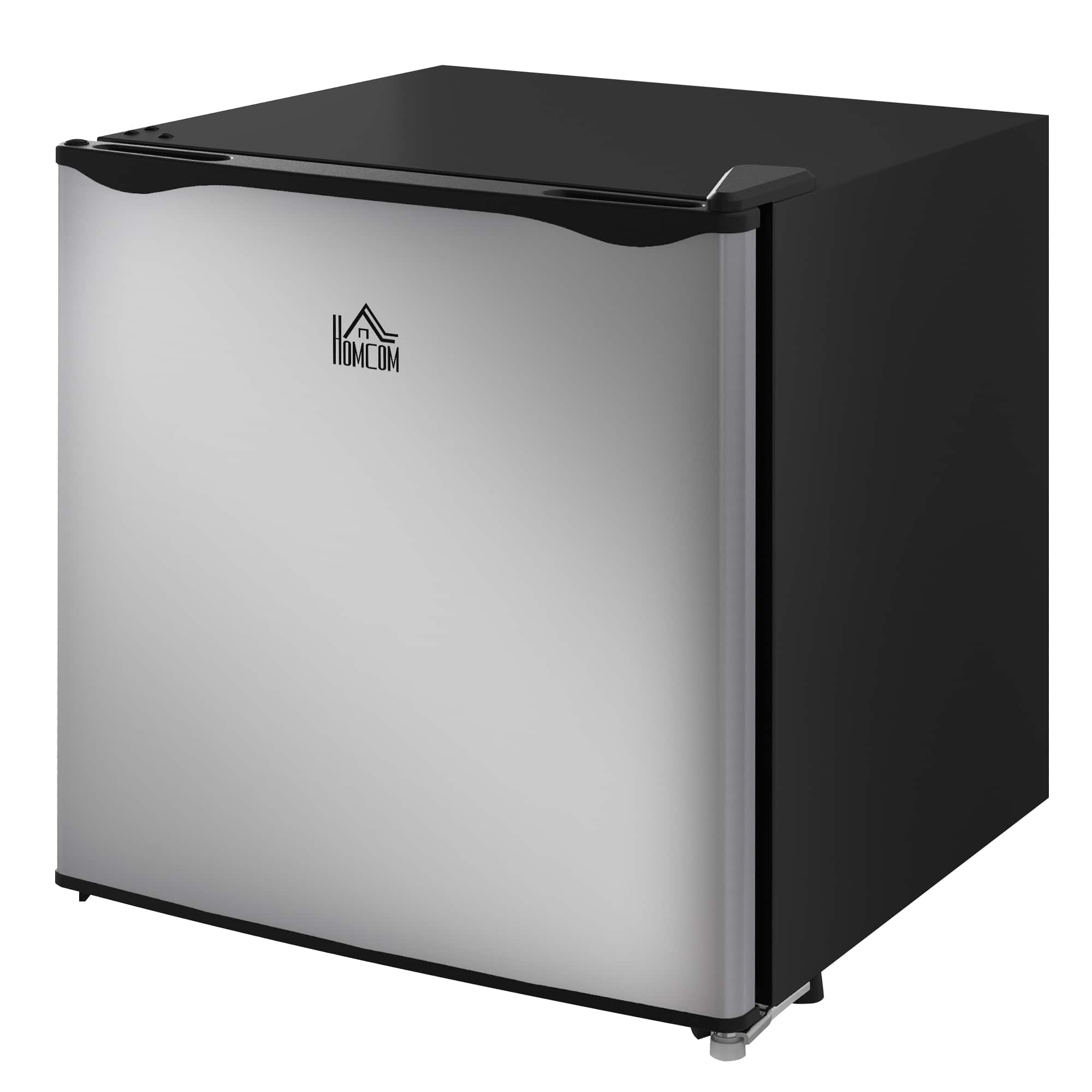 Front. Homcom - Cu.Ft Countertop Mini Freezer - Silver.