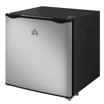 Front. Homcom - Cu.Ft Countertop Mini Freezer - Silver.